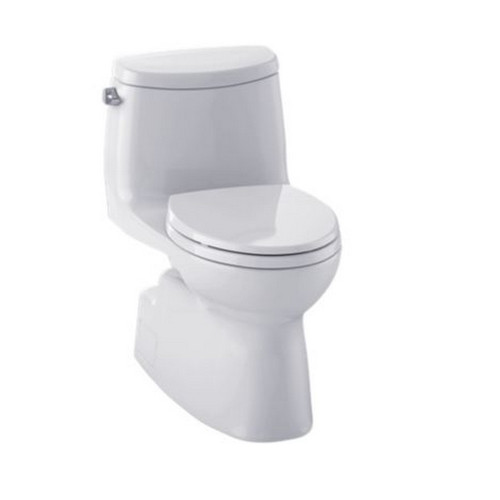 Fixtures | TOTO MS614114CEFG#11 Carlyle II Elongated 1-Piece Floor Mount High Efficiency Toilet (Colonial White) image number 0
