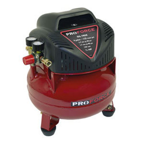 Portable Air Compressors | ProForce VNF0880422 4 Gallon Pancake Air Compressor image number 0