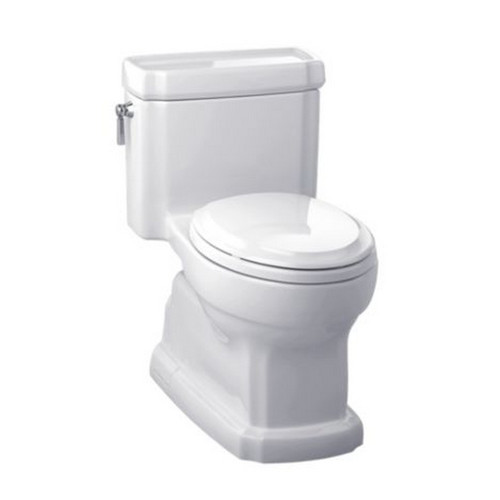 Fixtures | TOTO MS974224CEFG#11 Eco Guinevere Elongated 1-Piece Floor Mount Toilet (Colonial White) image number 0