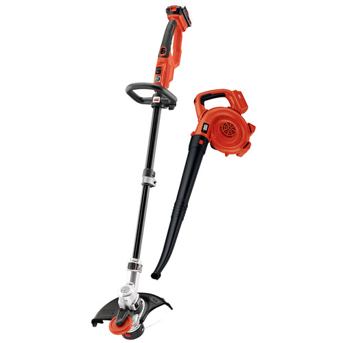 Outdoor Power Combo Kits | Black & Decker LCC420 20V MAX 4.0 Ah Lithium-Ion Cordless String Trimmer and Sweeper Combo Kit image number 0