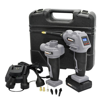  | NuMax Cordless 16V Power Inflator and Air Pump Kit with Case