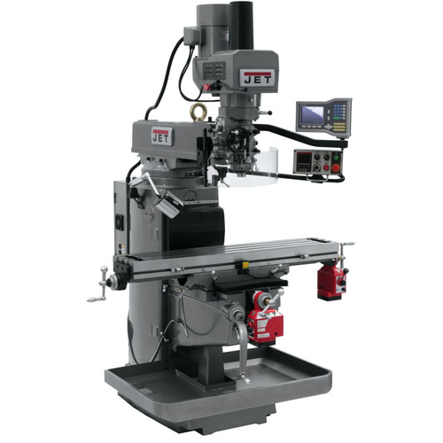 Milling Machines | JET 690617 JTM-1050EVS2 with Acu-Rite VUE 3X (Q) DRO, X & Y Powerfeeds & Air Power Drawbar image number 0