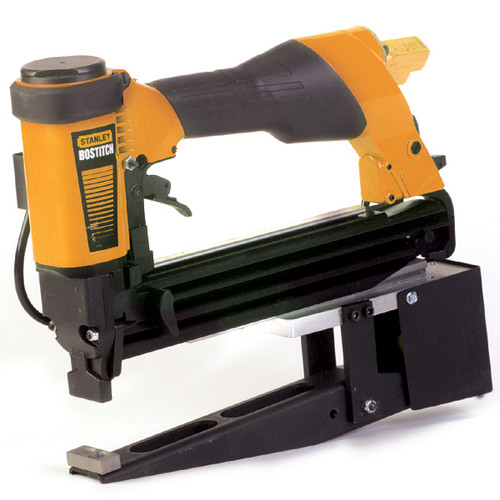 Pneumatic Specialty Staplers | Bostitch ESD-450S2P 16 Gauge 1 in. Crown 2 in. Pneumatic 6-Layer Clinch Stapler image number 0