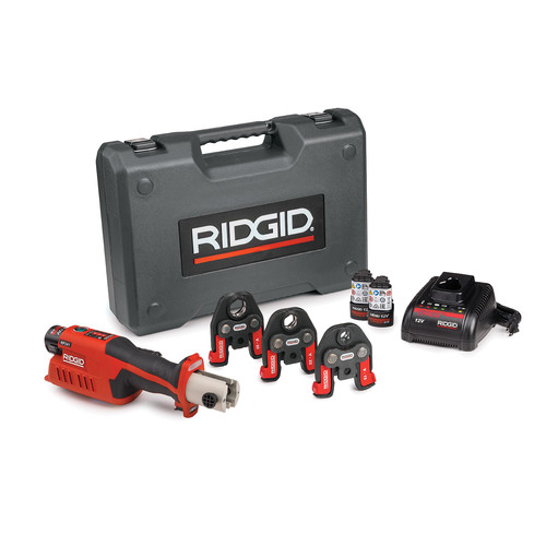 New Year's Sale! Save $24 on Select Tools | Ridgid 57373 12V Lithium-Ion Cordless RP 241 Compact Press Tool Kit With Propress Jaws (2.5 Ah) image number 0