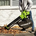 Leaf Blowers | Earthwise LBVM2202 20V Lithium-Ion 3-IN-1 Cordless Leaf Blower Kit with 2 Batteries (2 Ah) image number 4