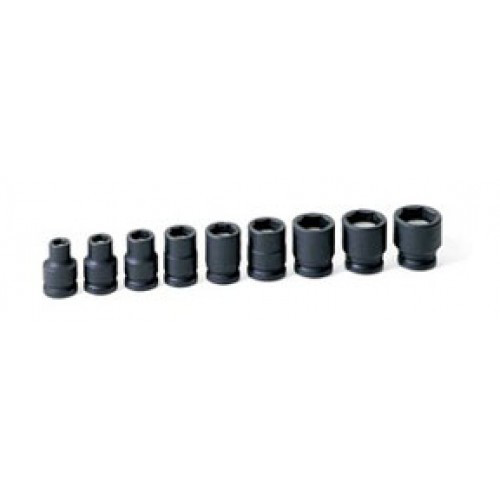 Sockets | Grey Pneumatic 1209G 3/8 in. Drive 9-Piece Magnetic Impact Socket Set image number 0