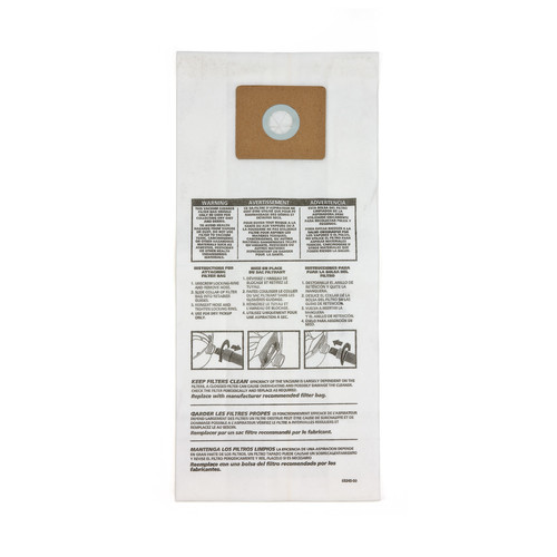 Bags and Filters | Shop-Vac 9193100 Hang-up Disposable Filter Bag 3.5 Gallon (3-Pack) image number 0