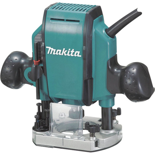 Plunge Base Routers | Makita RP0900K 1-1/4 HP Plunge Router image number 0