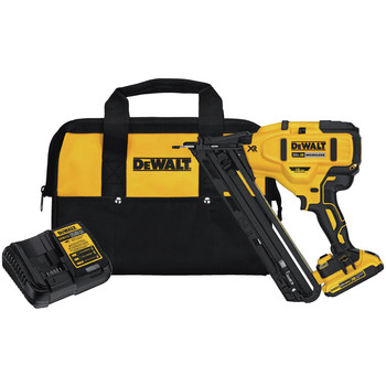 FINISH NAILERS | Factory Reconditioned Dewalt DCN650D1R 20V MAX XR 15 Gauge Cordless Angled Finish Nailer
