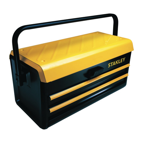 Cases and Bags | Stanley STST19502 19 in. Metal Tool Box with Two Auto-Slide Drawers image number 0