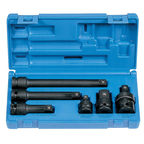 Socket Sets | Grey Pneumatic 2200 6-Piece 1/2 in. Drive SAE Impact Adapter & Extension Set image number 0
