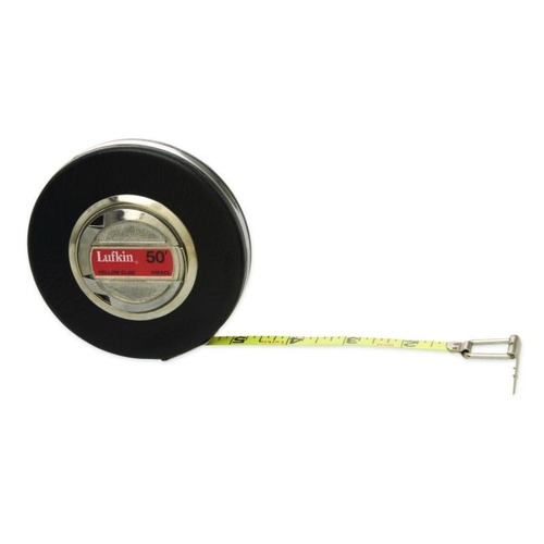 Tape Measures | Lufkin HW226 Banner 100 ft. SAE Yellow Clad Steel Tape Measure with 1/8 in. Fractional image number 0