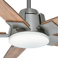 Ceiling Fans | Casablanca 59109 56 in. Contemporary Zudio Brushed Nickel White Washed Distressed Oak Indoor Ceiling Fan image number 3