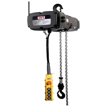 ELECTRIC CHAIN HOISTS | JET 230V 16.8 Amp TS Series 2 Speed 2 Ton Corded Electric Chain Hoist