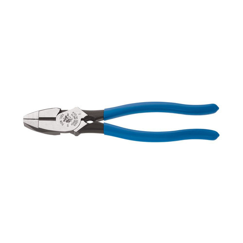Bolt Cutters | Klein Tools D2000-9NETH 9 in. Lineman's Bolt-Thread Holding Pliers with Rounded Nose and Knurled Jaw image number 0