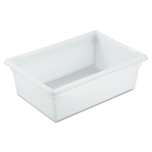  | Rubbermaid 350000WHT 12.5 Gal. 26 in. x 18 in. x 9 in. Food Tote Box (White) image number 0
