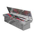 Crossover Truck Boxes | Delta 1-301000 Aluminum Single Lid Deep Full-size Crossover Truck Box (Bright) image number 0