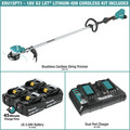 String Trimmers | Makita XRU15PT1 18V X2 (36V) LXT Brushless Lithium-Ion Cordless String Trimmer with 4 Batteries (5 Ah) image number 1
