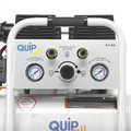 Portable Air Compressors | Quipall 2-1-SIL 1 HP 1.6 Gallon Oil-Free Hotdog Air Compressor image number 8