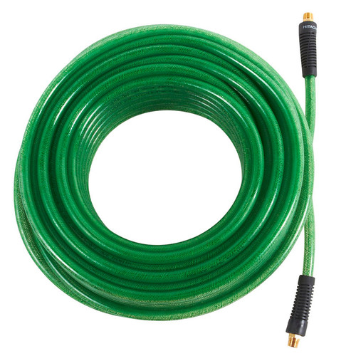 Air Hoses and Reels | Hitachi 115317 3/8 in. x 100 ft. Polyurethane Air Hose (Green) image number 0