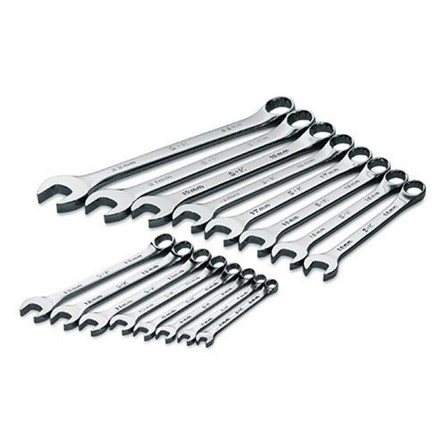 Combination Wrenches | SK Hand Tool 86223 16-Piece 12 Point Metric Combination Wrench Set image number 0