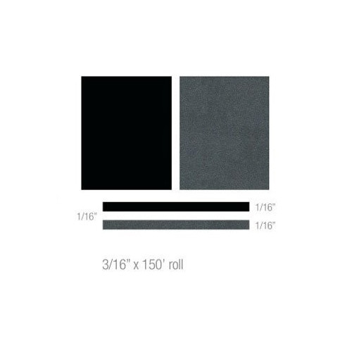  | 3M 74829 Scotchcal Elite Double Striping Tape, Black/Light Charcoal Metallic image number 0