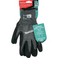Work Gloves | Makita T-04145 Cut Level 7 Advanced FitKnit Nitrile Coated Dipped Gloves image number 1
