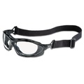 Eye Protection | Honeywell Uvex S0600X Clear Uvextra AF Lens Seismic Sealed Eyewear - Black Frame image number 0
