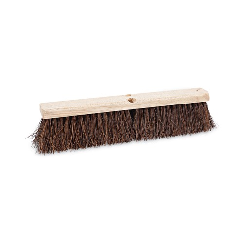 Brooms | Boardwalk BWK20118 18 in. Brush 3.25 in. Natural Palmyra Fiber Bristles Floor Brush Head image number 0
