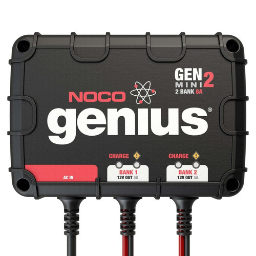 Battery Chargers | NOCO GENM2 GEN Series 8 Amp 2-Bank Onboard Battery Charger image number 0