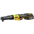 Cordless Ratchets | Dewalt DCF510GE1 20V MAX XR Brushless Lithium-Ion 3/8 in. and 1/2 in. Cordless Sealed Head Ratchet Kit with POWERSTACK Battery (1.7 Ah) image number 2