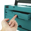 Storage Systems | Makita P-84311 MAKPAC 8-1/2 in. x 15-1/2 in. x 11-5/8 in. 4 Drawer Interlocking Case image number 4