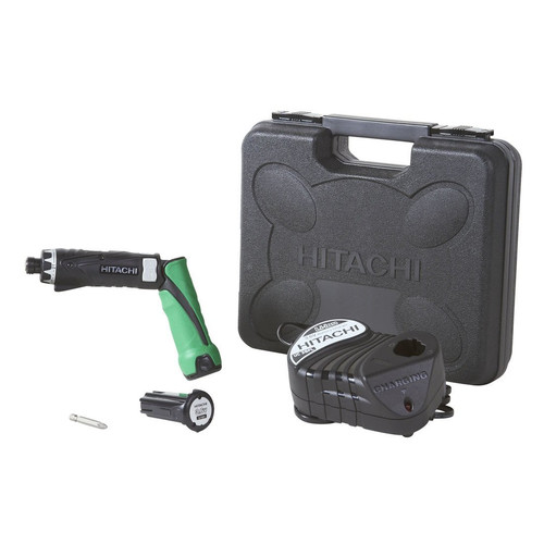 Electric Screwdrivers | Factory Reconditioned Hitachi DB3DL2 HXP 3.6V Cordless Lithium-Ion 1/4 in. Screwdriver Kit image number 0
