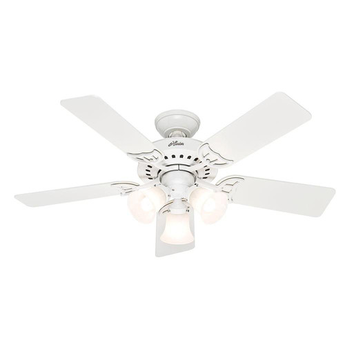 Ceiling Fans | Factory Reconditioned Hunter CC52000 46 in. Classic White Indoor Ceiling Fan image number 0