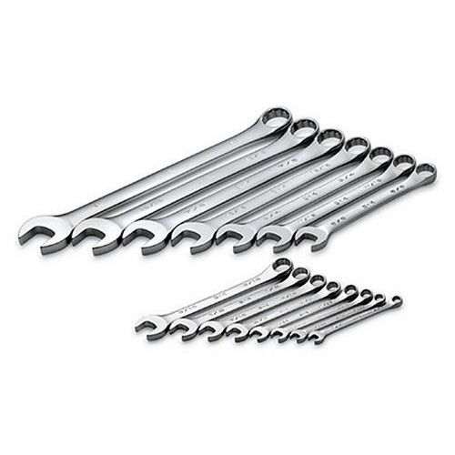 Combination Wrenches | SK Hand Tool 86255 15-Piece 12-Point SAE Combination Wrench Set image number 0