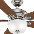 Ceiling Fans | Casablanca 54042 52 in. Utopian Gallery Brushed Nickel Ceiling Fan with Light with Wall Control image number 7