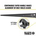 Adjustable Wrenches | Klein Tools 3227 10 in. Adjustable Spud Wrench for 1-7/16 in. Tether Hole image number 7