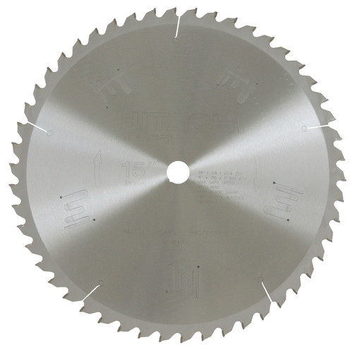 Circular Saw Blades | Hitachi 974651Z 15 in. 80-Tooth Combination Circular Saw Blade image number 0