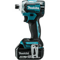 Impact Drivers | Makita XDT12M LXT 18V Cordless Lithium-Ion 1/4 in. Brushless Quick-Shift 4-Speed Impact Driver Kit image number 2