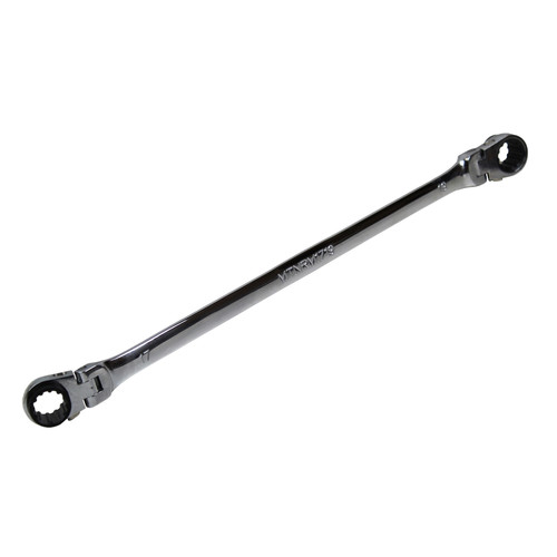 Ratcheting Wrenches | Mountain RM1719 Flexible 17 mm x 19 mm Double Box Reversible Ratcheting Wrench image number 0