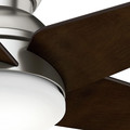Ceiling Fans | Casablanca 59022 52 in. Contemporary Isotope Brushed Nickel Espresso Indoor Ceiling Fan image number 2