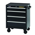 Cabinets | Stanley STST22744BK 300 Series 26 in. x 18 in. x 34 in. 4 Drawer Rolling Tool Cabinet - Black image number 2