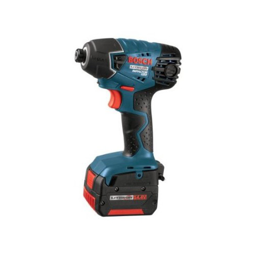 Impact Drivers | Factory Reconditioned Bosch 25614-01-RT 14.4V Lithium-Ion 1/4 in. Impact Driver with FatPack Batteries image number 0