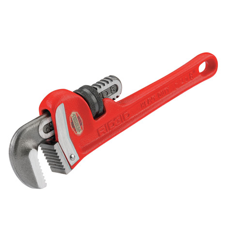 Pipe Wrenches | Ridgid 8 Cast-Iron 1 in. Jaw Capacity 8 in. Long Straight Pipe Wrench image number 0