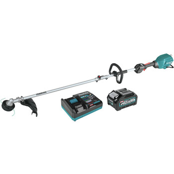 PRODUCTS | Makita GUX01JM1X1 40V max XGT Brushless Lithium-Ion Cordless Couple Shaft Power Head with 17 in. String Trimmer Attachment Kit (4 Ah)