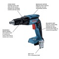 Screw Guns | Bosch GTB18V-45N 18V Brushless Lithium-Ion 1/4 in. Cordless Hex Screwgun (Tool Only) image number 6