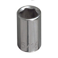 Sockets | Klein Tools 65604 1/4 in. Drive 5/16 in. Standard 6-Point Socket image number 0