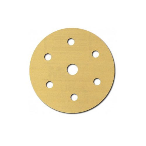 Grinding, Sanding, Polishing Accessories | 3M 1075 6 in. P320A Hookit Gold Disc D/F (100-Pack) image number 0