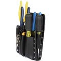 Tool Belts | Klein Tools 5126 5-Pocket Leather Tool Pouch with Knife Snap image number 7