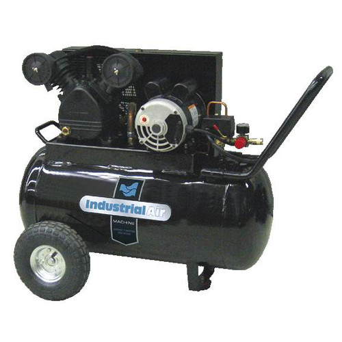 Portable Air Compressors | Industrial Air IP1682066.MN 1.6 HP 20 Gallon Oil-Lube Electric Wheelbarrow Air Compressor image number 0